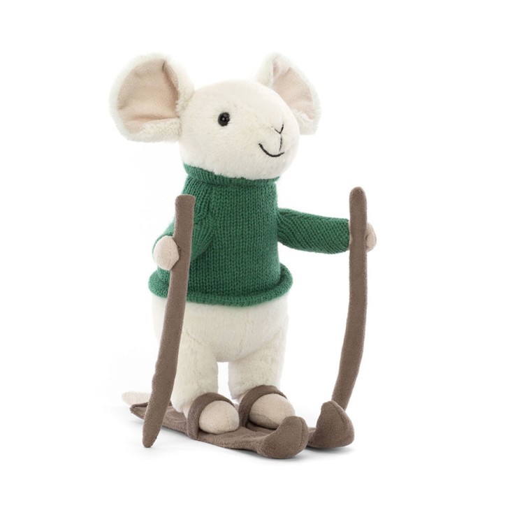 Jellycat Christmas Merry Mouse Skiing MER3S