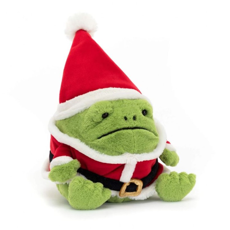 Jellycat Christmas Santa Ricky Rainfrog RR3FS