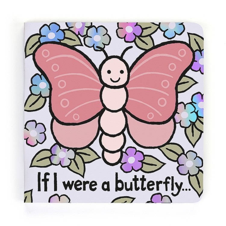 Jellycat If I Were A Butterfly Board Book BB444BUT