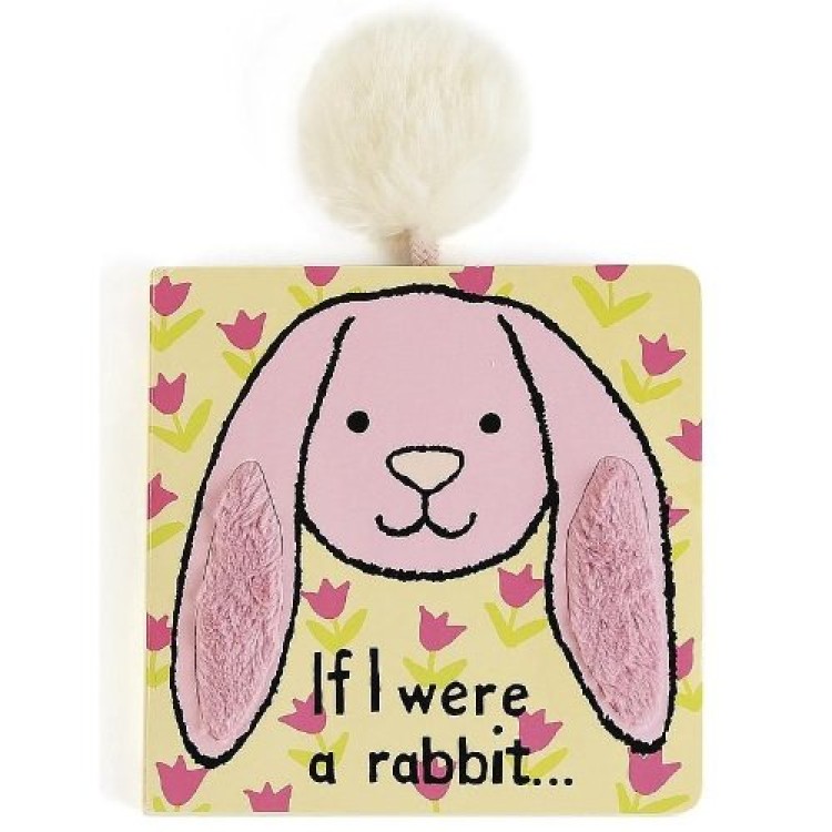 Jellycat If I Were a Rabbit Board Book (Pink) BB444R