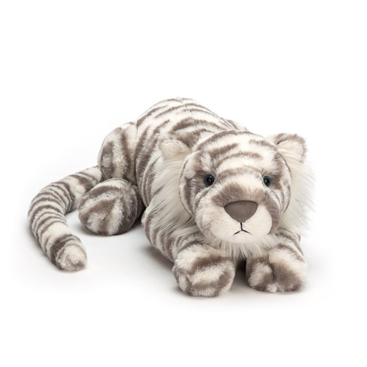 Jellycat Sacha Snow Tiger Really Big SACRB1T