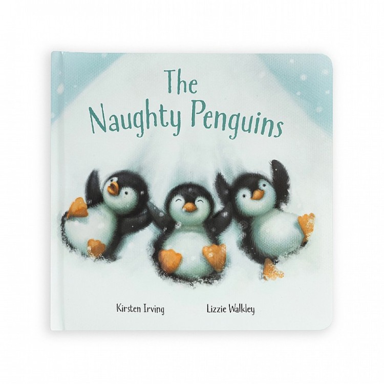 Jellycat Christmas The Naughty Penguins Book BK4NP