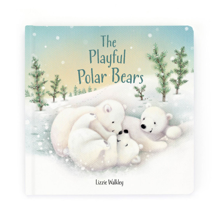 Jellycat The Playful Polar Bears Book BK4PPB