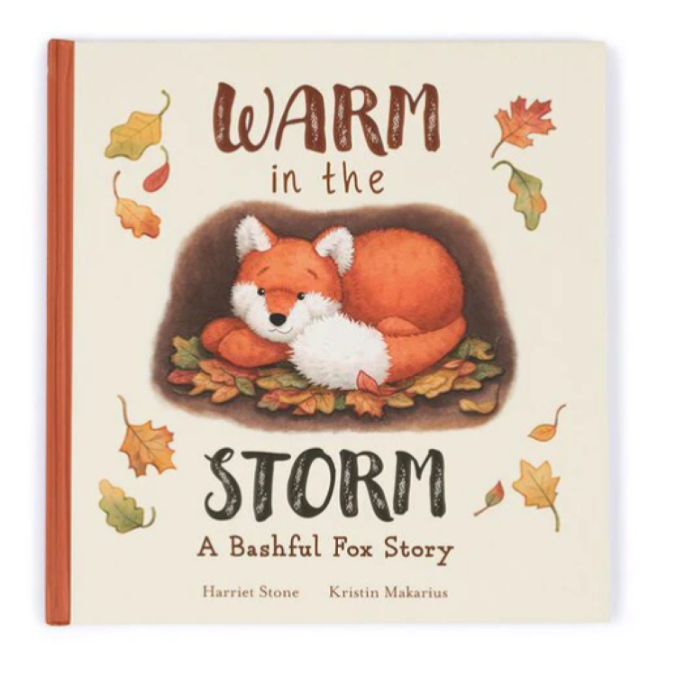 Jellycat Warm In The Storm Fox Book