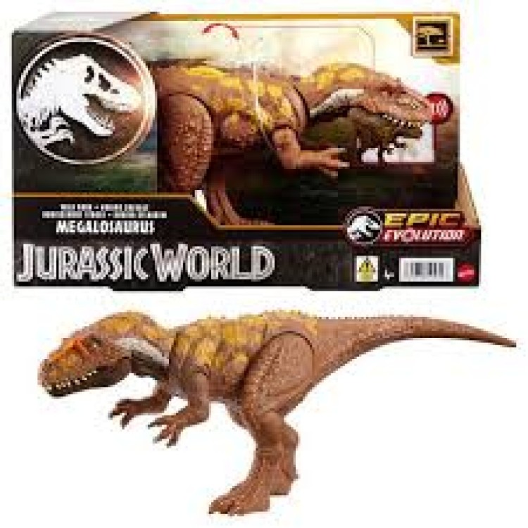 Mattel Jurassic World Epic Evolution Wild Roar Megalosaurus