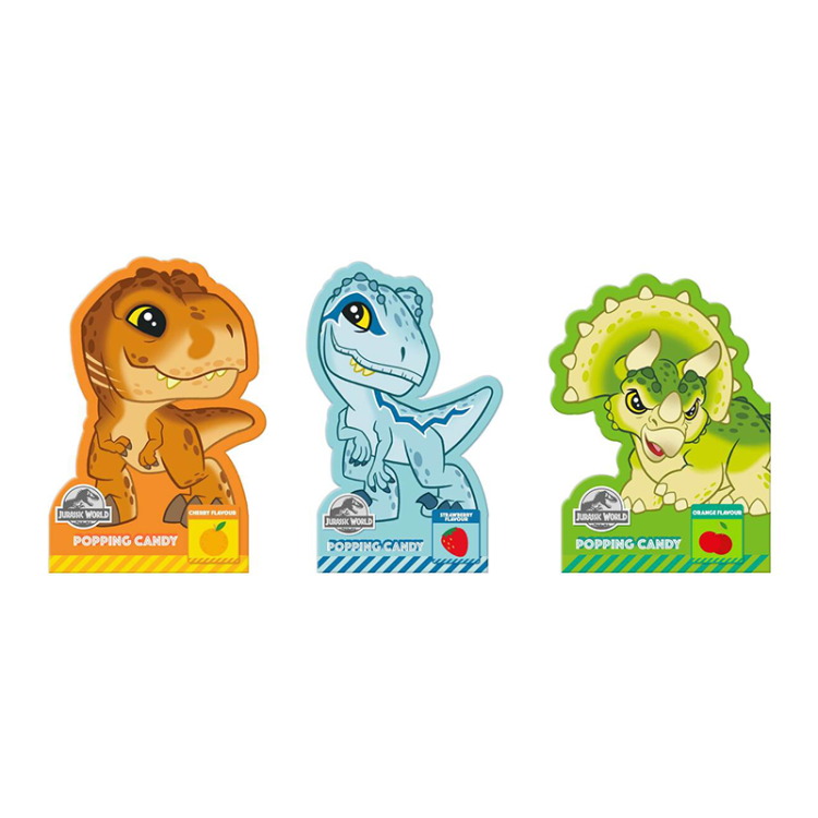 Jurassic World Popping Candy With Stickers EC0074