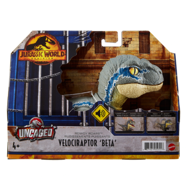Jurassic World Uncaged Rowdy Roars 'Velociraptor Beta' Interactive Dinosaur GWY55