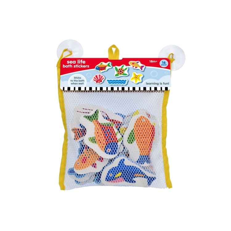 KTL Sea Life Bath Stickers 16 Pcs 18m+ TY5954