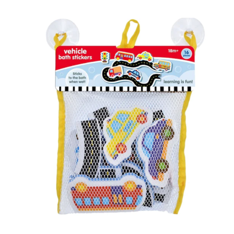 Vehicle Bath Stickers 16 Pcs 18m+ TY5955