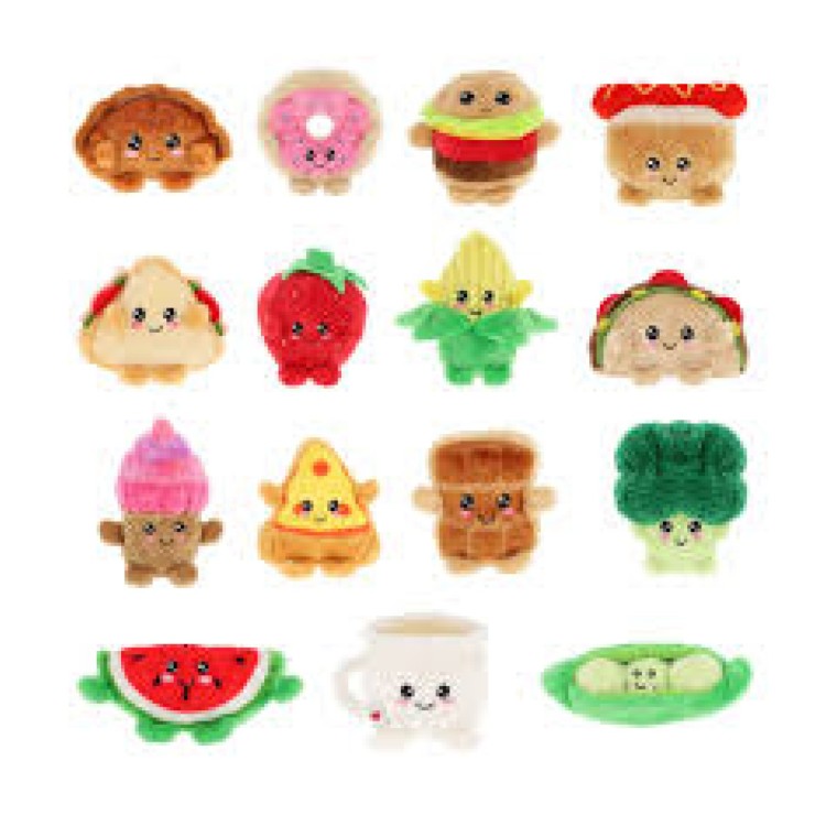 Keel Toys Bobballs Food Plush 8cm Assorted