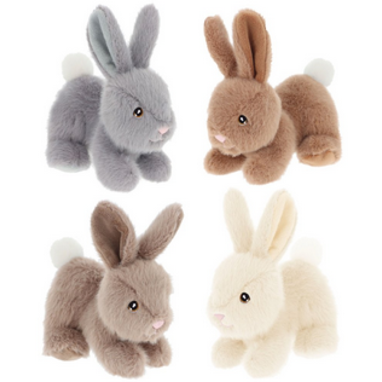Keel Toys Keeleco 18cm Bunny Plush Assortment SE3706