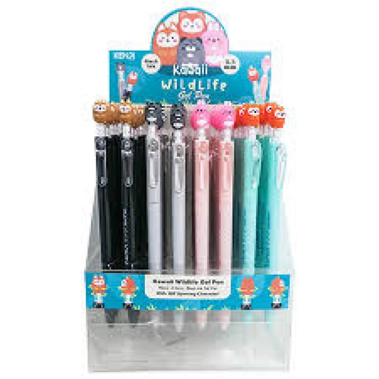 Kenji Kawaii Wildlife Animal Gel Pens