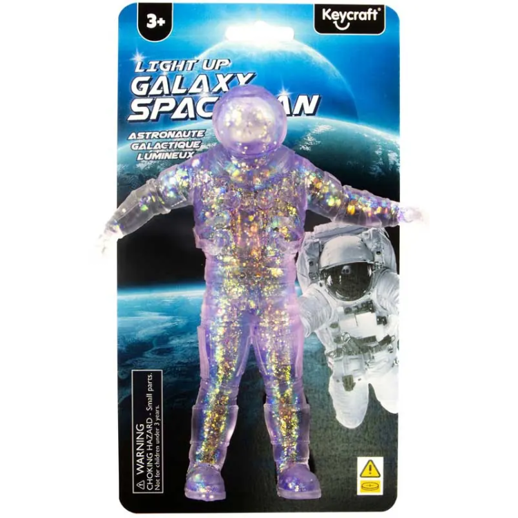 KEYCRAFT NV751 LIGHT UP GALAXY SPACEMAN SENSORY TOY