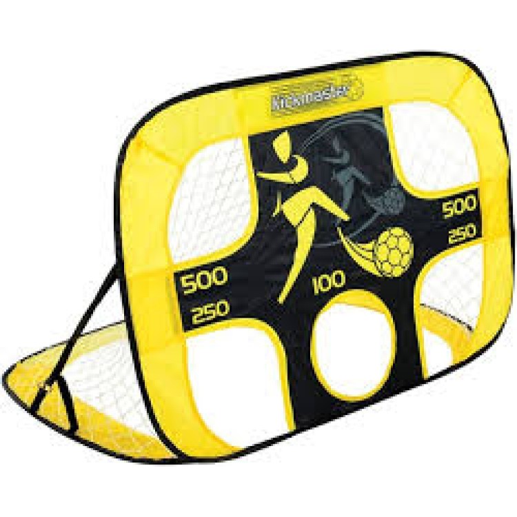 KickMaster 2-in-1 Large Quick-Up Goal And Target Shot