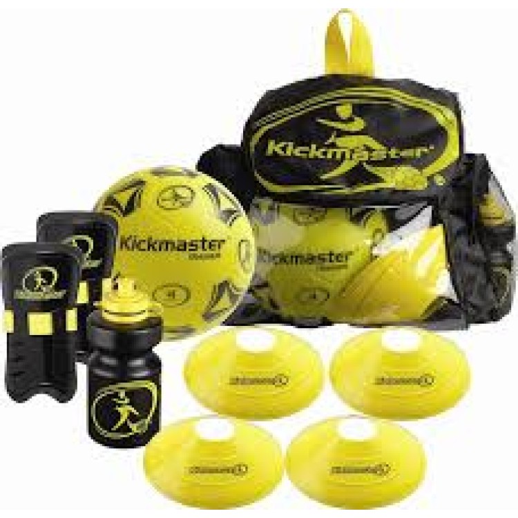 Kickmaster Backpack Training Set - Complete Football Training Set
