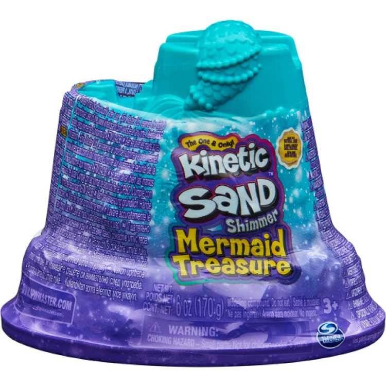 Kinetic Sand 6oz Shimmer Mermaid Treasure 