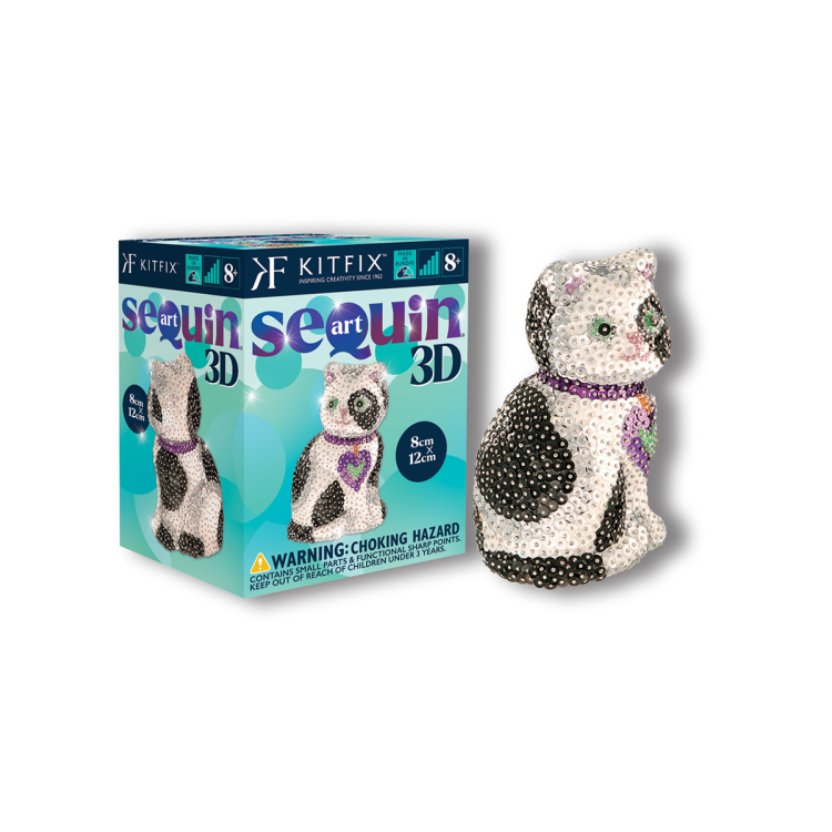 Kitfix Sequin Art 3D Cat 0501