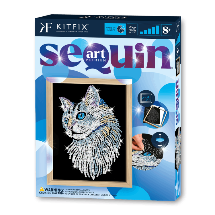 Kitfix Sequin Art Blue Premium Cat 1711