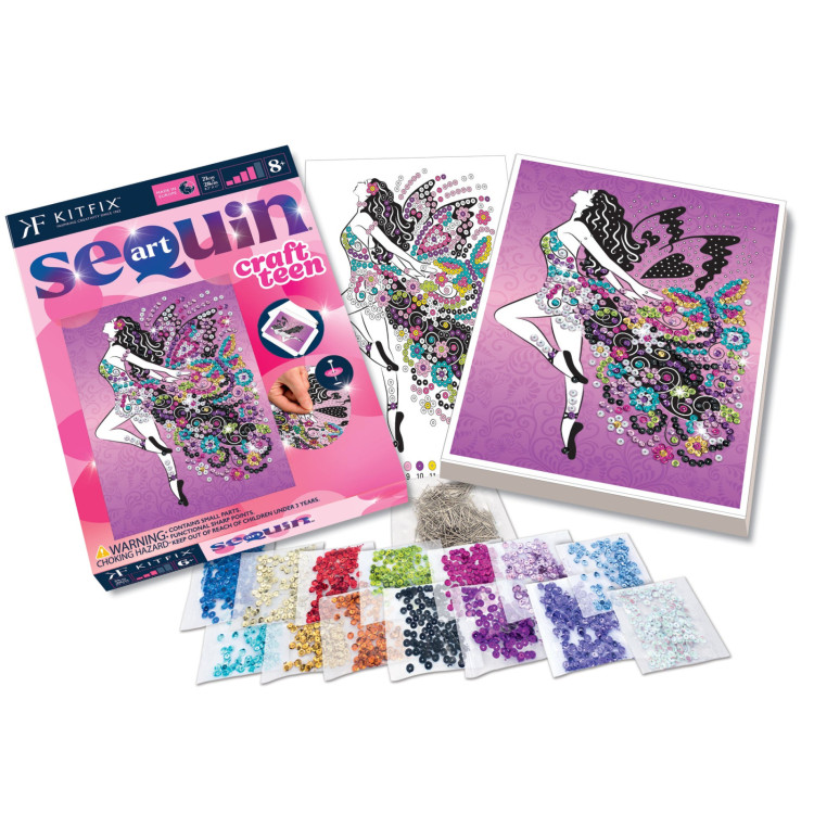 Kitfix Sequin Art Craft Teen Elephant 2411