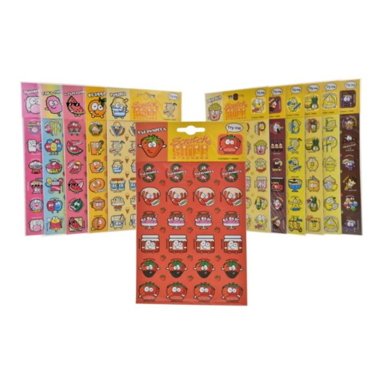 KTL Kreative Kids Scratch 'N' Sniff Stickers TY4359  ASSORTED - ONE SUPPLIED