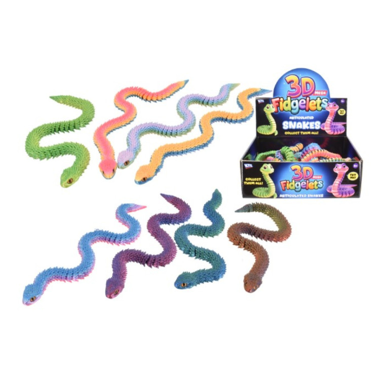 KTL TY4931 3D printed Fidgelets Articulated Snakes