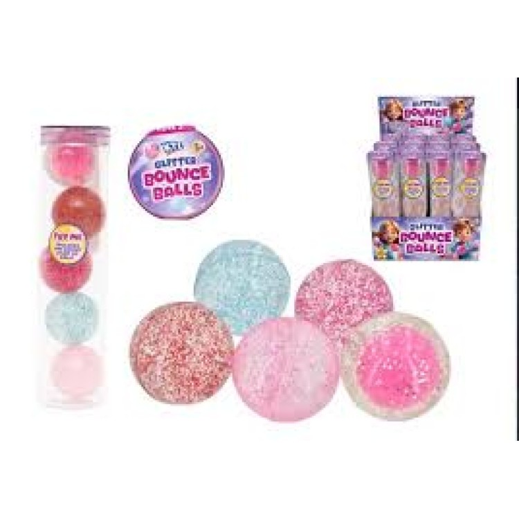 KTL Glitter Bounce Balls 5pack TY2555