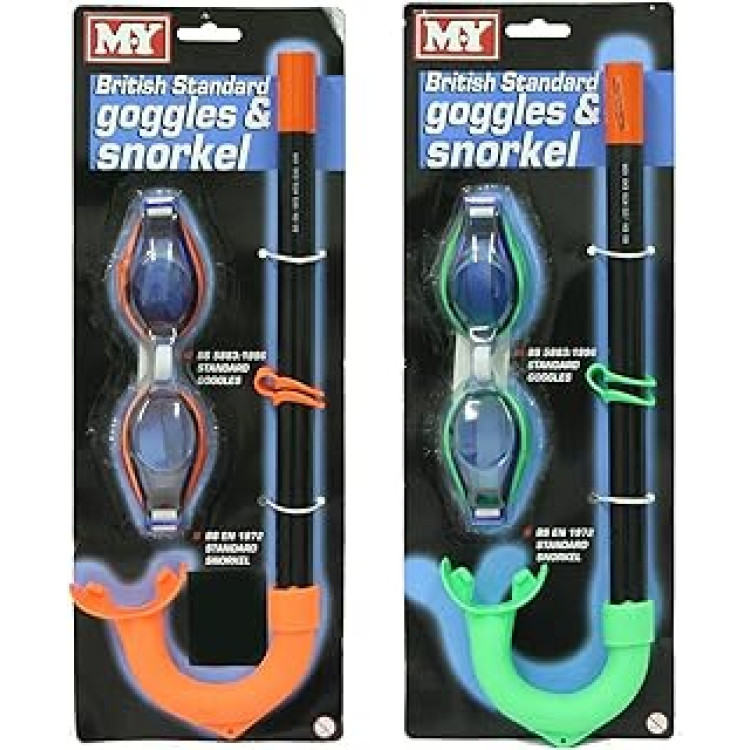KTL Goggles and Snorkel set TY9909