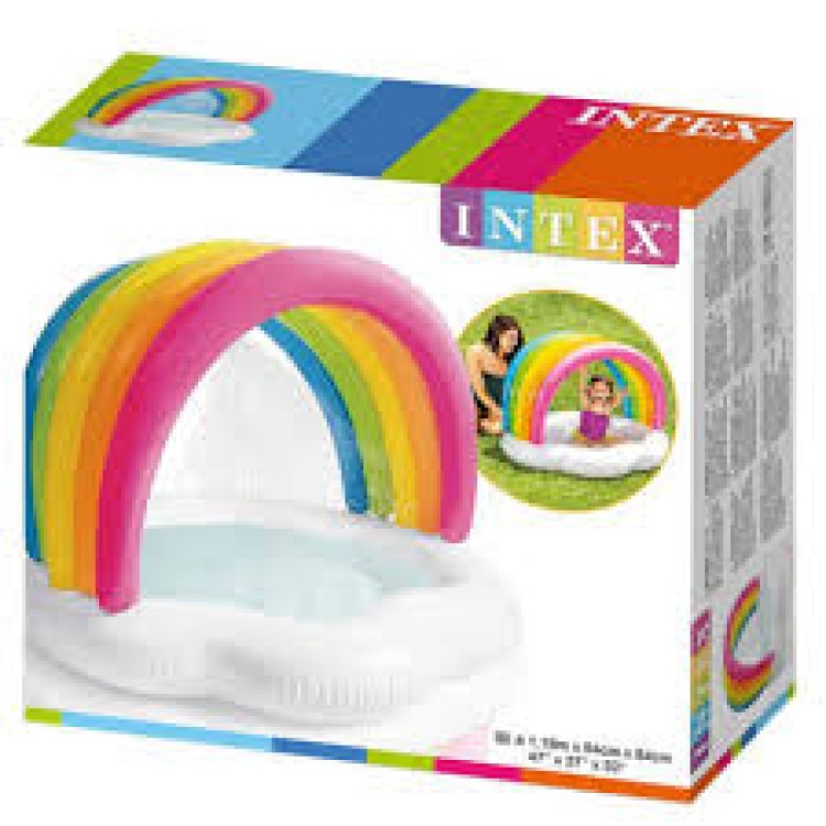 KTL Intex Wet Set 3 Ring Inflatable Paddling Pool 1.47m X 33cm 58426NP TY0690