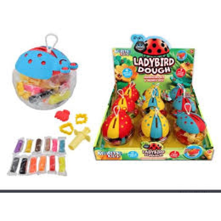 KTL Ladybird Dough Modelling Kit & Money Box TY2100