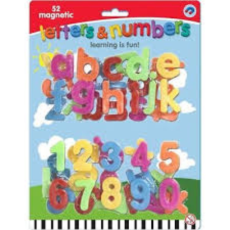 KTL Letters And Numbers 52 Pieces TY9025