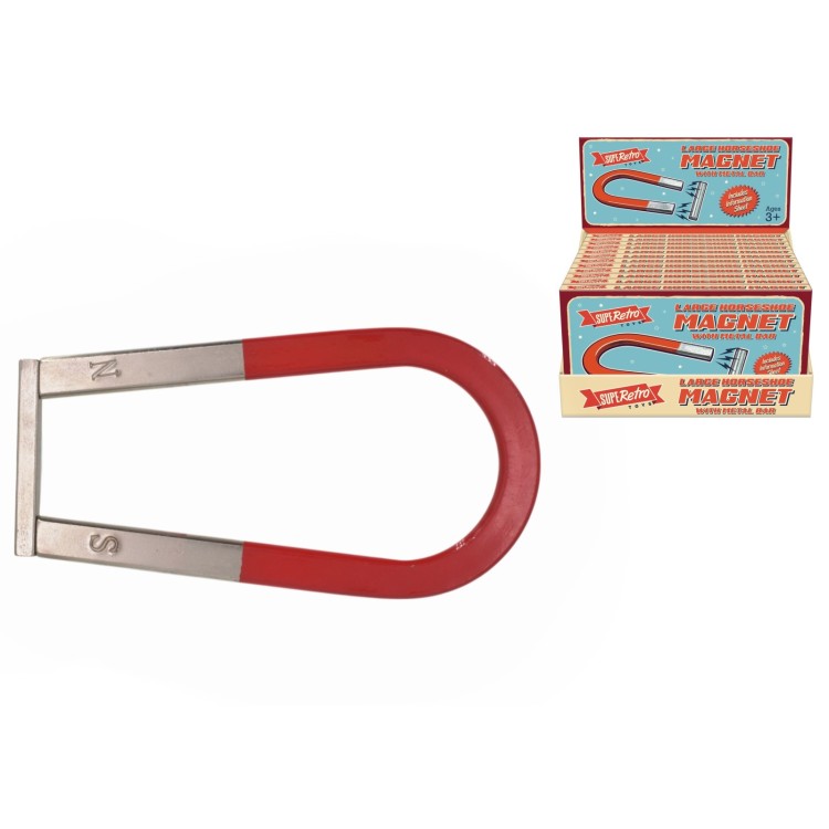 KTL Super Retro LARGE Horseshoe Magnet In Retro Box TY3878