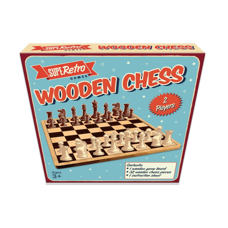 KTL Super Retro Wooden Chess TY3585