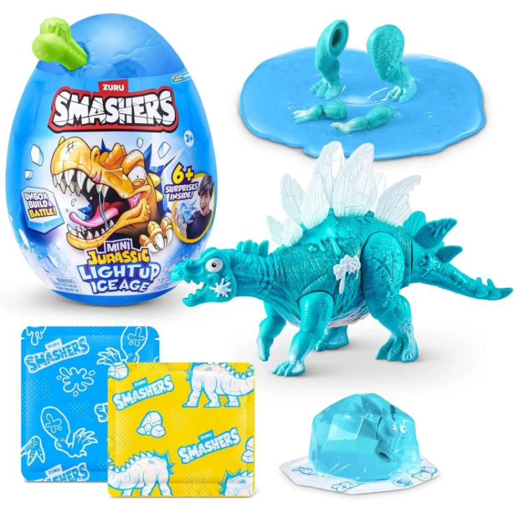 KTL ZURU Smashers Mini Jurassic Light Up Ice Age Assortment ZU0112