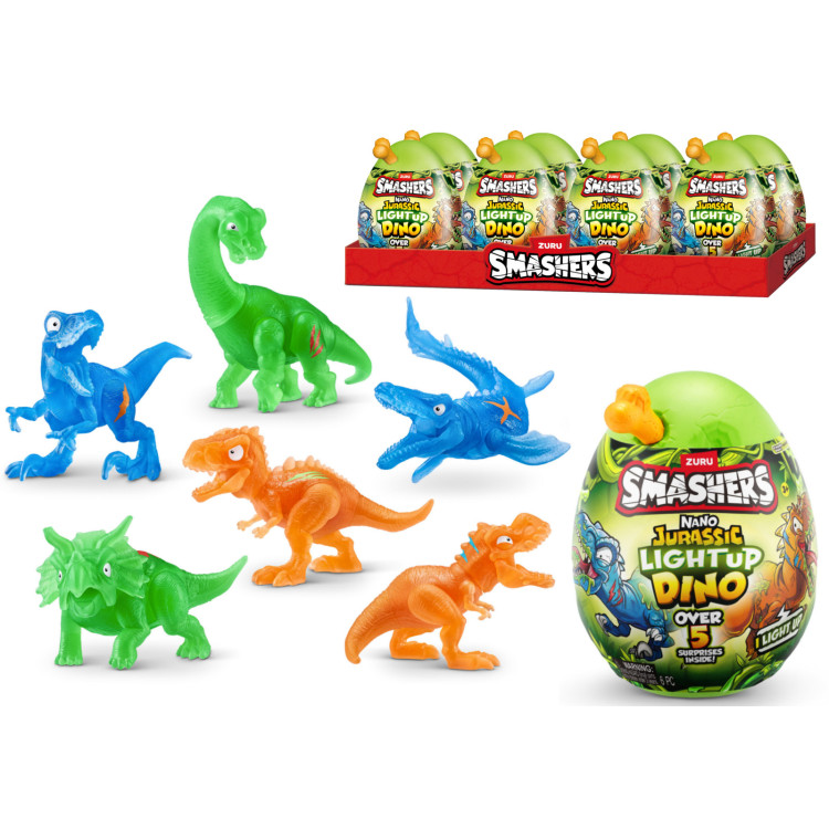 KTL ZURU Smashers Nano Jurassic Light-Up Dino ZU108