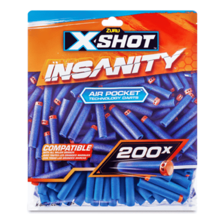 KTL ZURU X SHOT 200 darts ZU0159