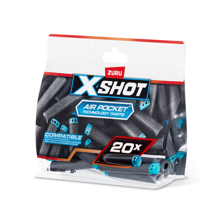 KTL ZURU X-Shot Excel Refill Darts 20Pk