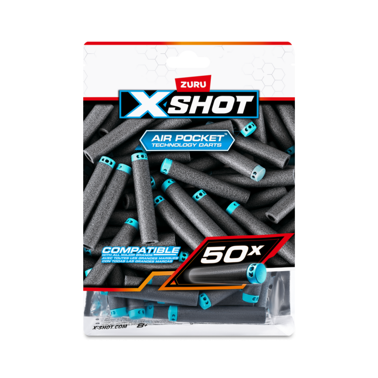 KTL ZURU X-Shot Excel Refill Darts 50Pk