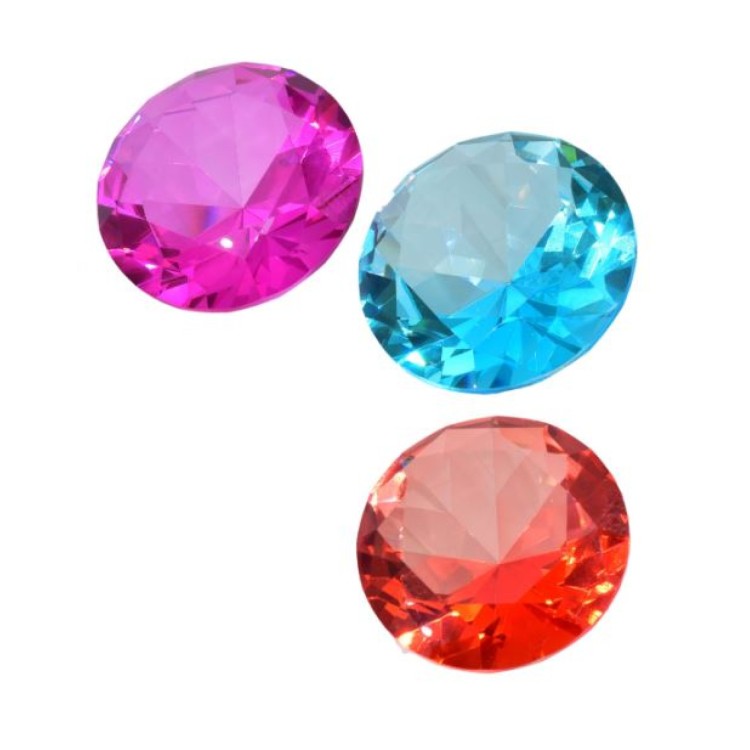 KTL LARGE Paperweight Diamond Gem 8cm TY6381 (One Supplied)