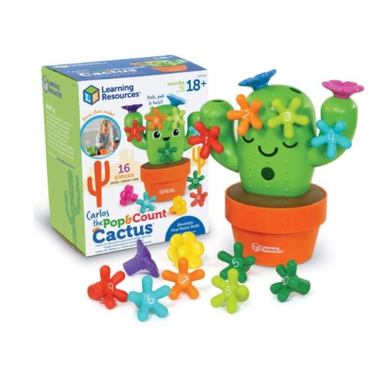 Learning Resources Carlos the Pop & Count Cactus 18m+