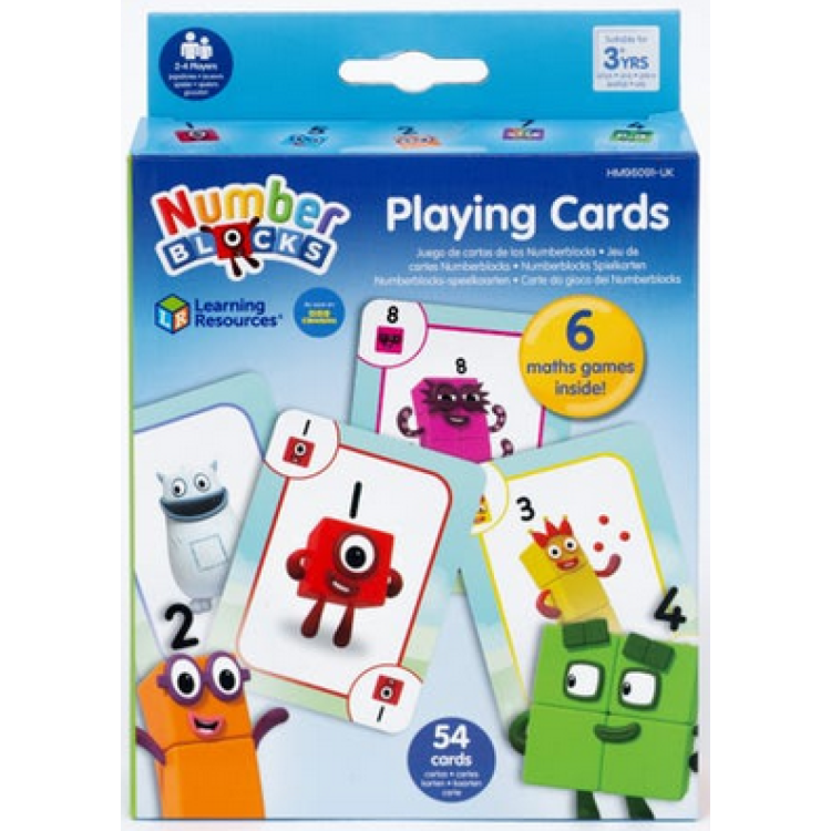 Learning Resources Number Blocks Playing Cards (6 Games)