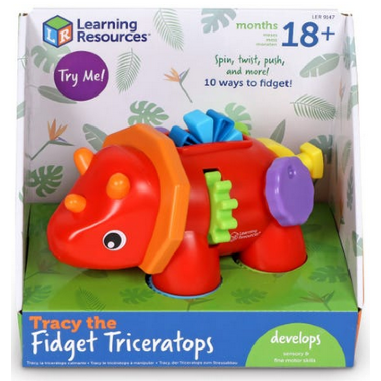 Learning Resources Tracy The Fidget Triceratops  18m+