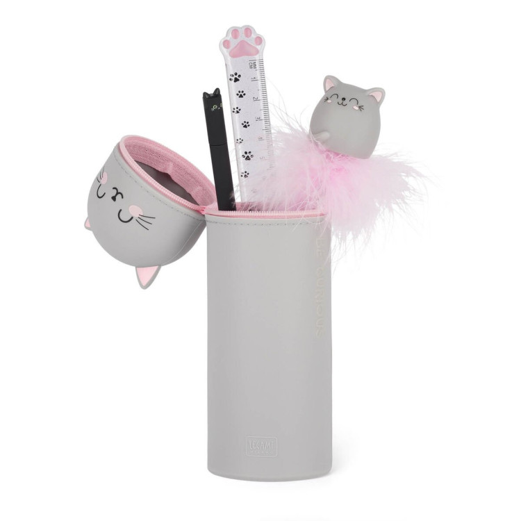 Legami Silicone Pencil Case Kitty