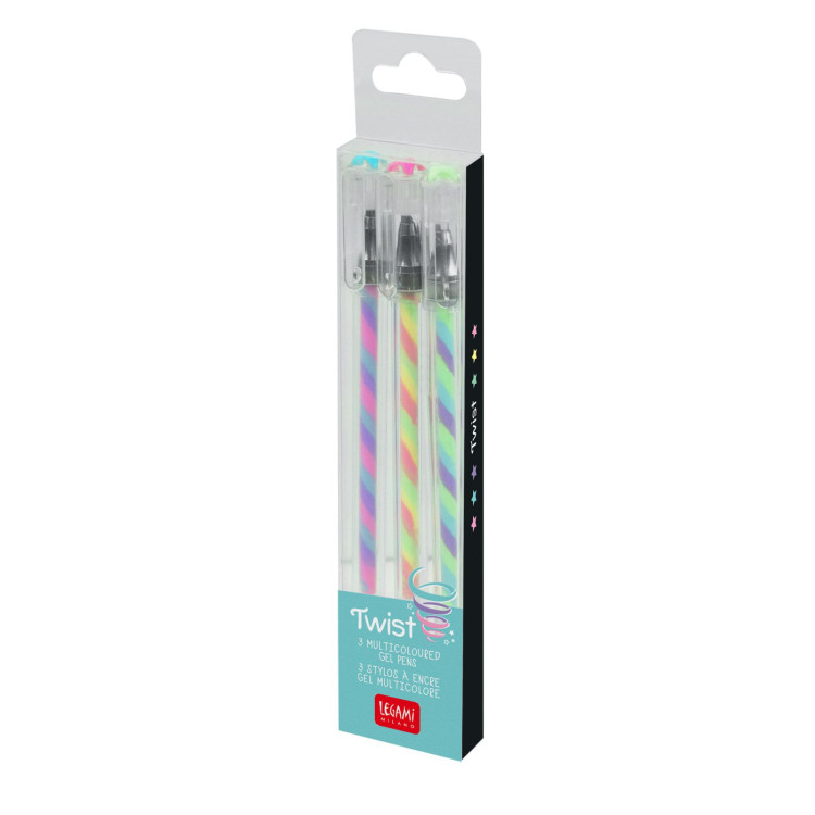 Legami Twinst 3 Multicoloured Gell Pens TWP0001