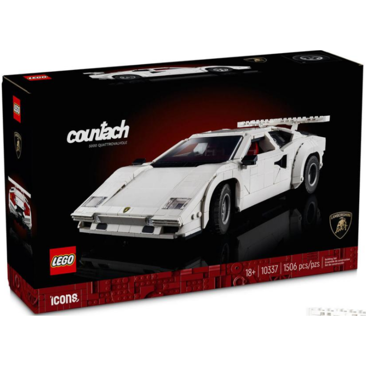 Lego 10337 Icons Lamborghini Countach 5000 Quattrovalvole