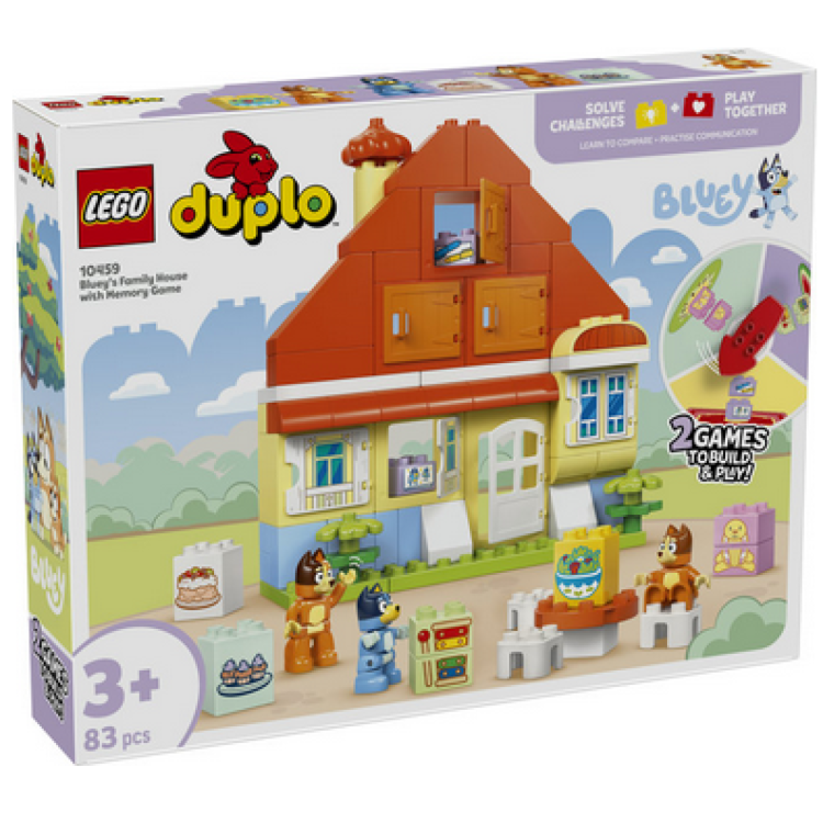 Lego 10459 Duplo Bluey's Family House With Memory Game