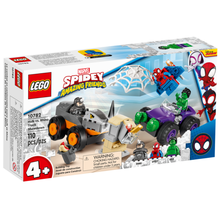 Lego 10782 Marvel Hulk Vs Rhino Truck Showdown