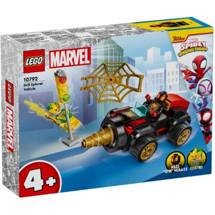 Lego 10792 Marvel Spidey And His Amazing Friends Drill Spinner Vehicle