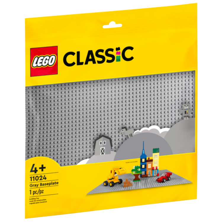 Lego 11024 Classic Gray/ Grey Baseplate