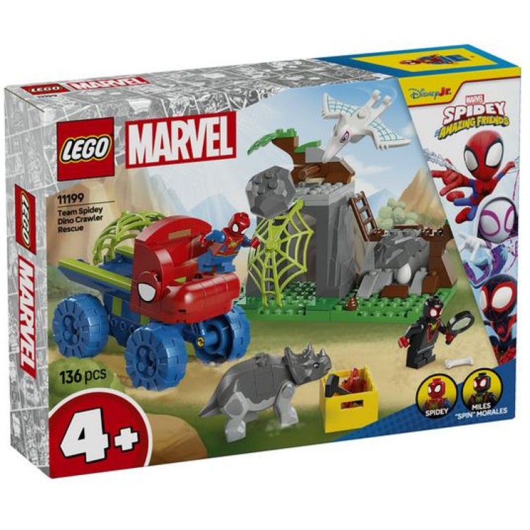 Lego 11199 Marvel Spidey and his Amazing Friends Team Spidey Dino Crawler Rescue