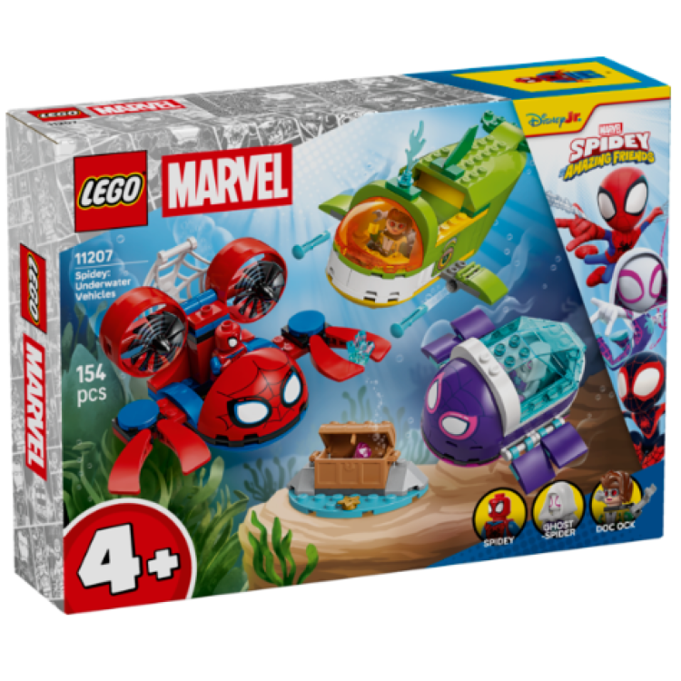 Lego 11207 Marvel Spidey and His Amazing Friends Spidey: Underwater Vehicles